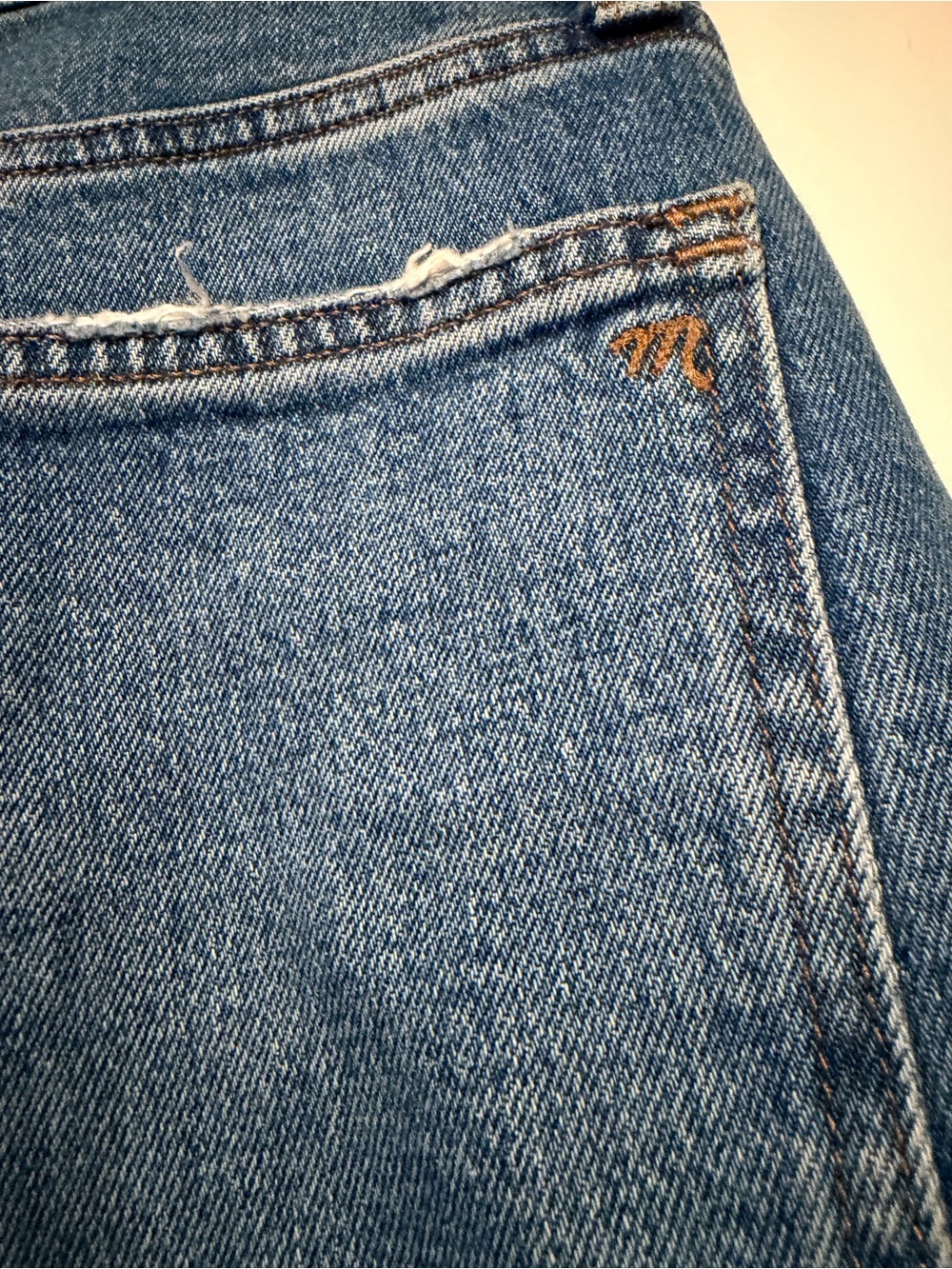 Madewell Women’s Perfect Vintage Straight Leg Jeans in Size 30 Tall - Picture 5 of 10